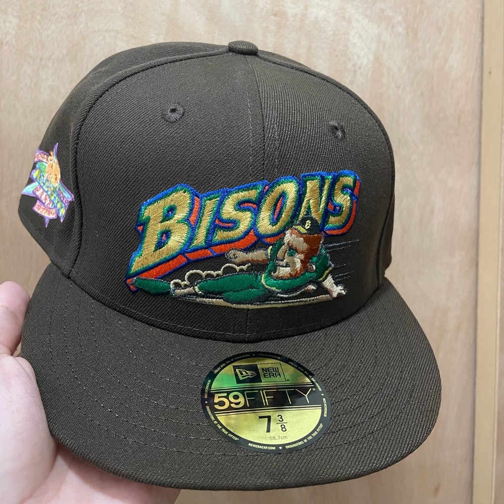 Myfitteds buffalo bisons lucky charms size 7 3/8 2012 ASG patch brand new